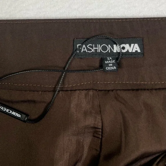 Fashion Nova Brown Mini Skirt - Picture 4 of 12